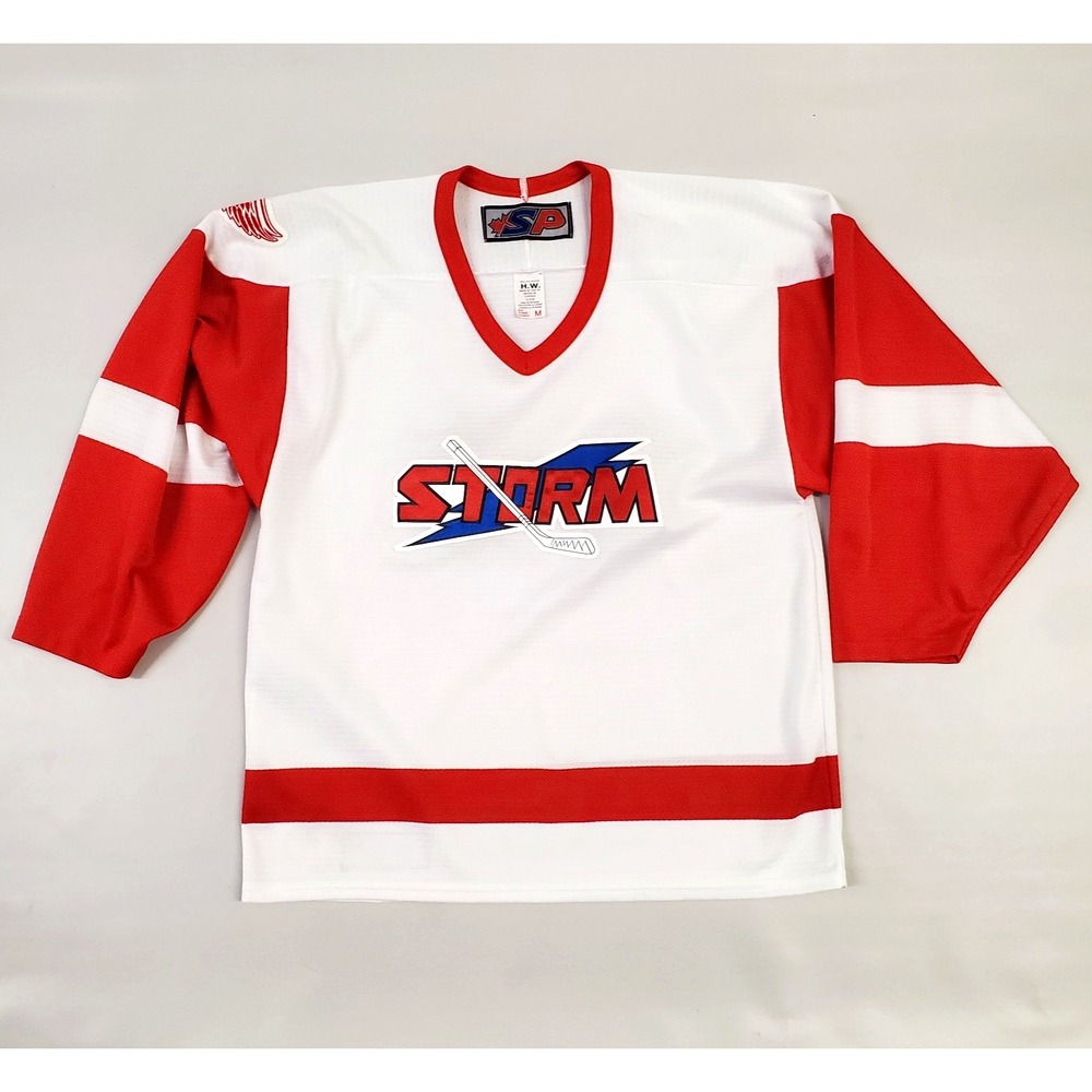 Vintage Toledo Storm ECHL Hockey Jersey SP Detroit Red Wings Men's M
